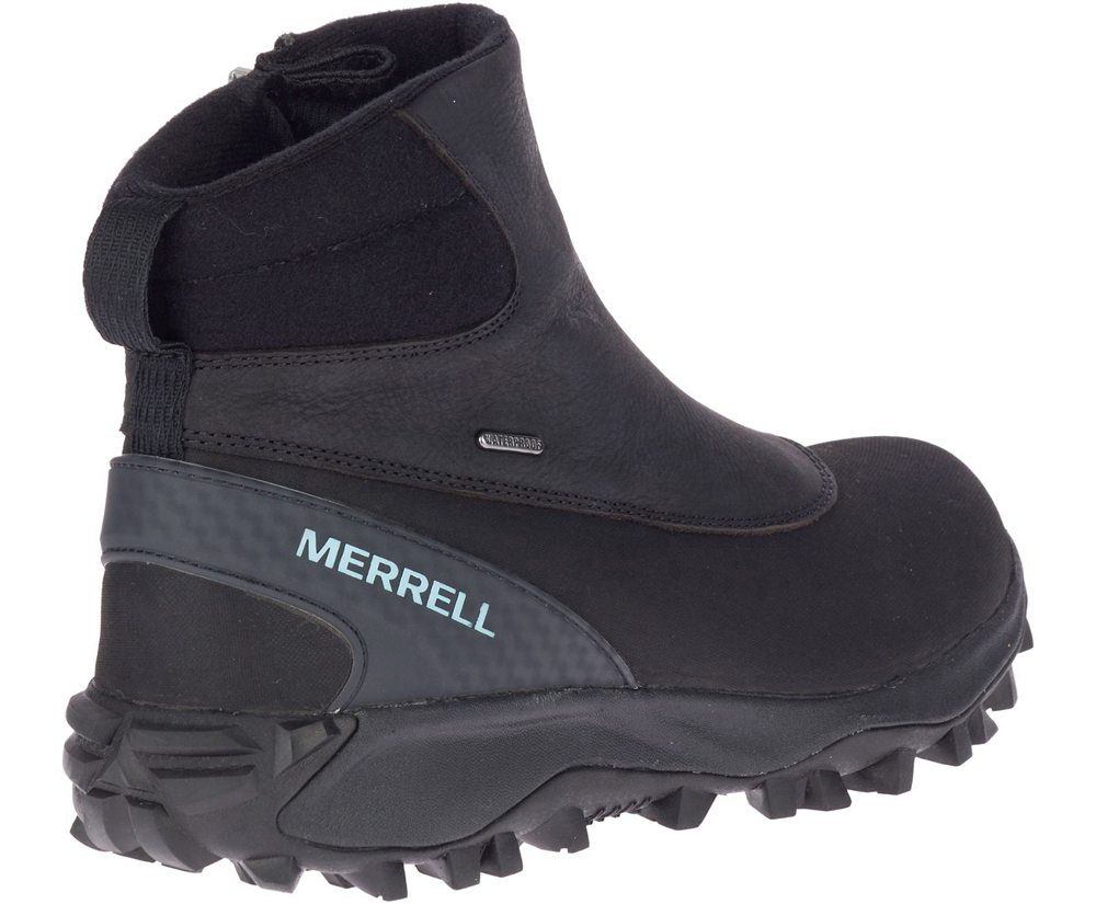 Merrell Støvler Dame - Thermo Kiruna Mid Zip Waterproof - Sort - ZLN087329